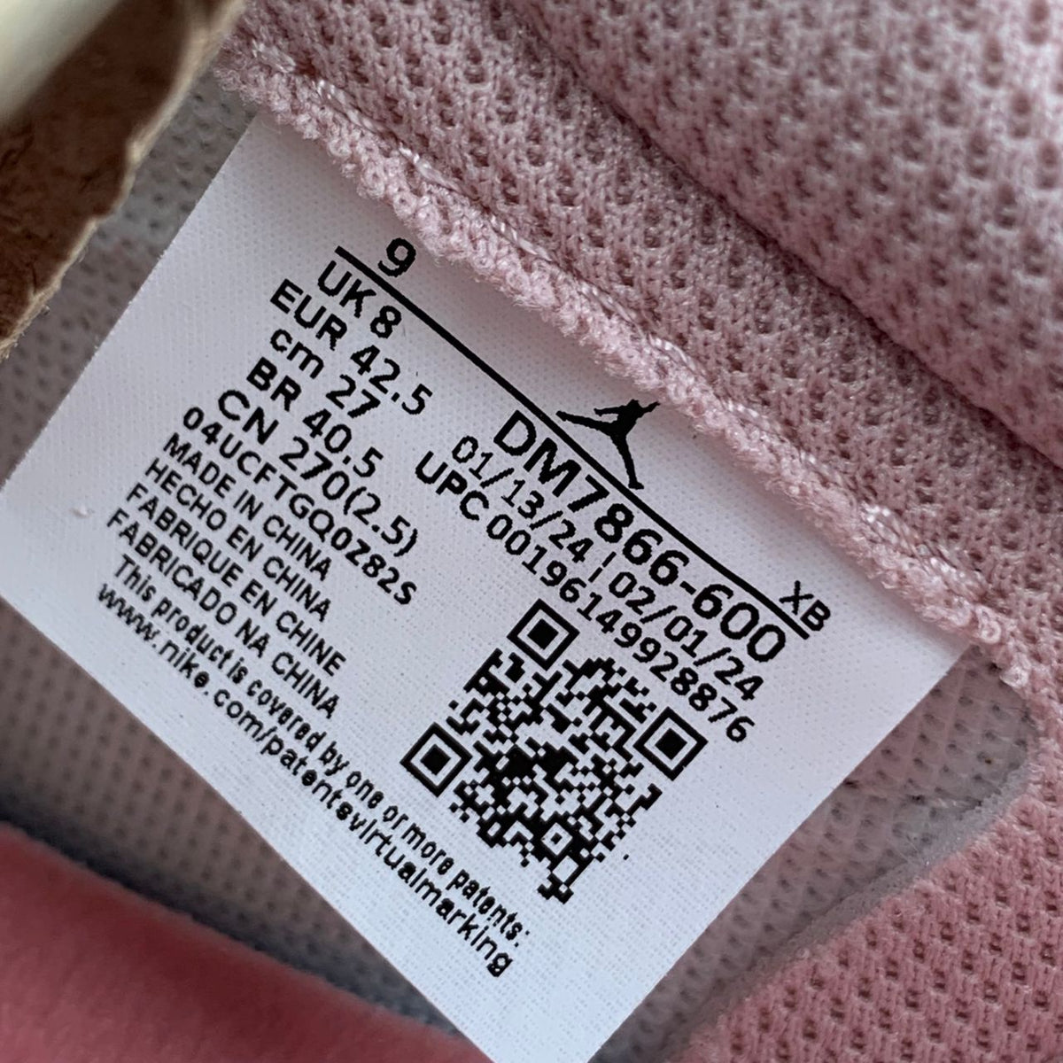 (Custom) Travis Scott x Air Jordan 1 Low OG SP 'Sail Shy Pink'