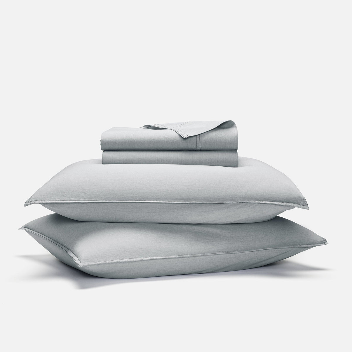 Set of 2 Washed Classic Percale Core Sheet Set Bundle