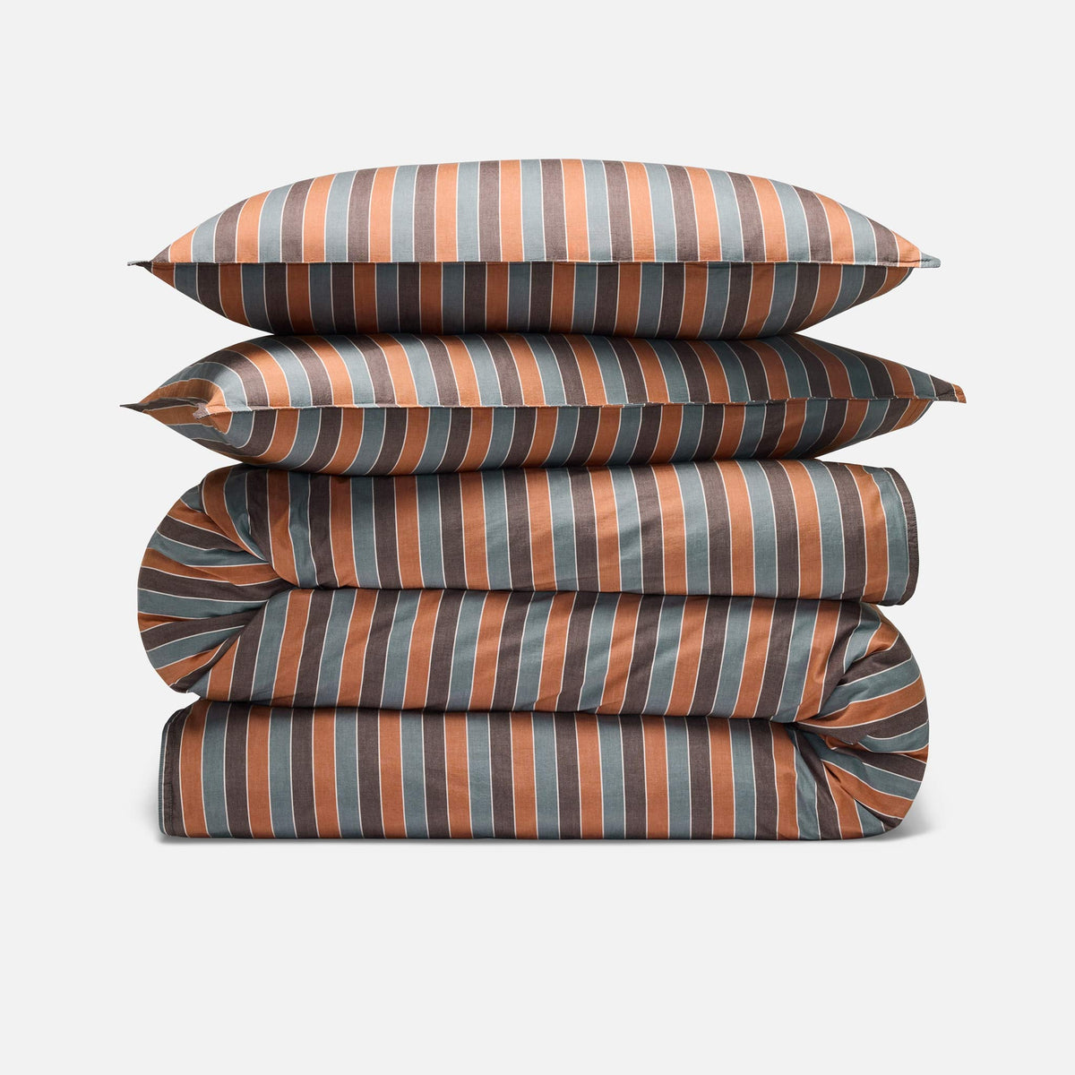 Washed Classic Percale Duvet Set