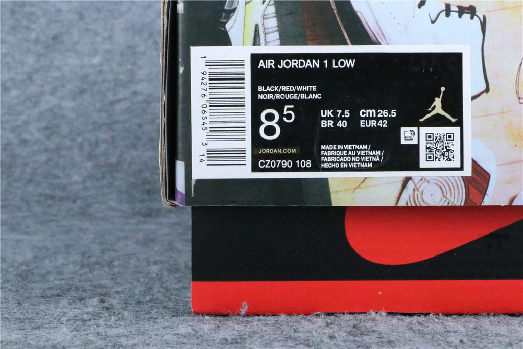 Custom Off-White x Union LA x Air Jordan 1 Low 'Blue Game Royal'