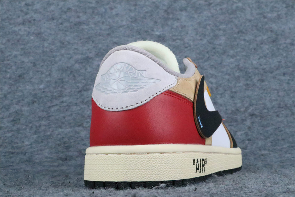 Custom Off-White x Union LA x Air Jordan 1 Low 'Red Game Royal'