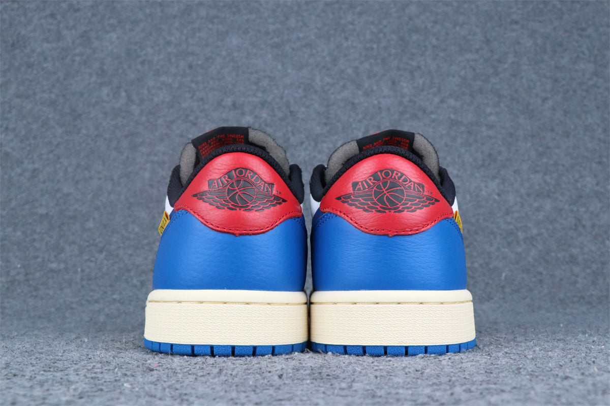 Custom Union LA x Air Jordan 1 Retro Low 'Blue Toe'
