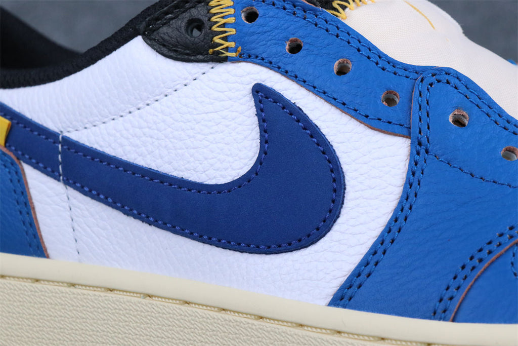 Custom Union LA x Air Jordan 1 Retro Low 'Blue Toe'