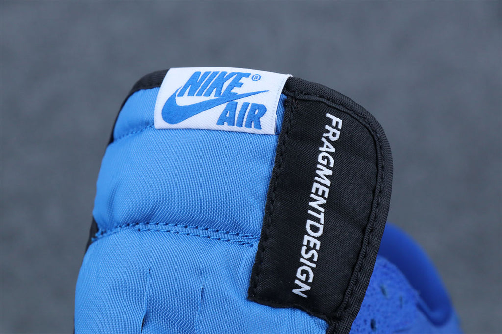 Custom Air Jordan 1 Retro Low OG SP x Fragment x Travis Scott 'Blue'