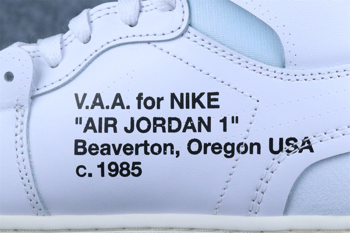 Virgil Abloh Archive X Air Jordan 1 High 'Alaska' (EU Warehouse, No QC)