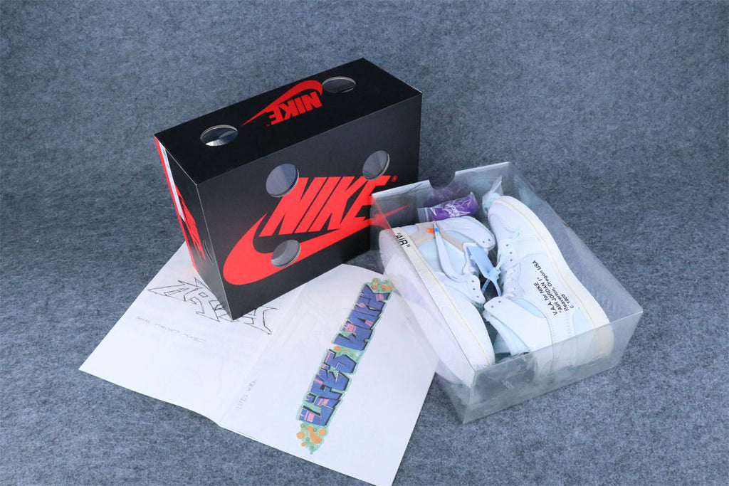 Virgil Abloh Archive X Air Jordan 1 High 'Alaska' (EU Warehouse, No QC)