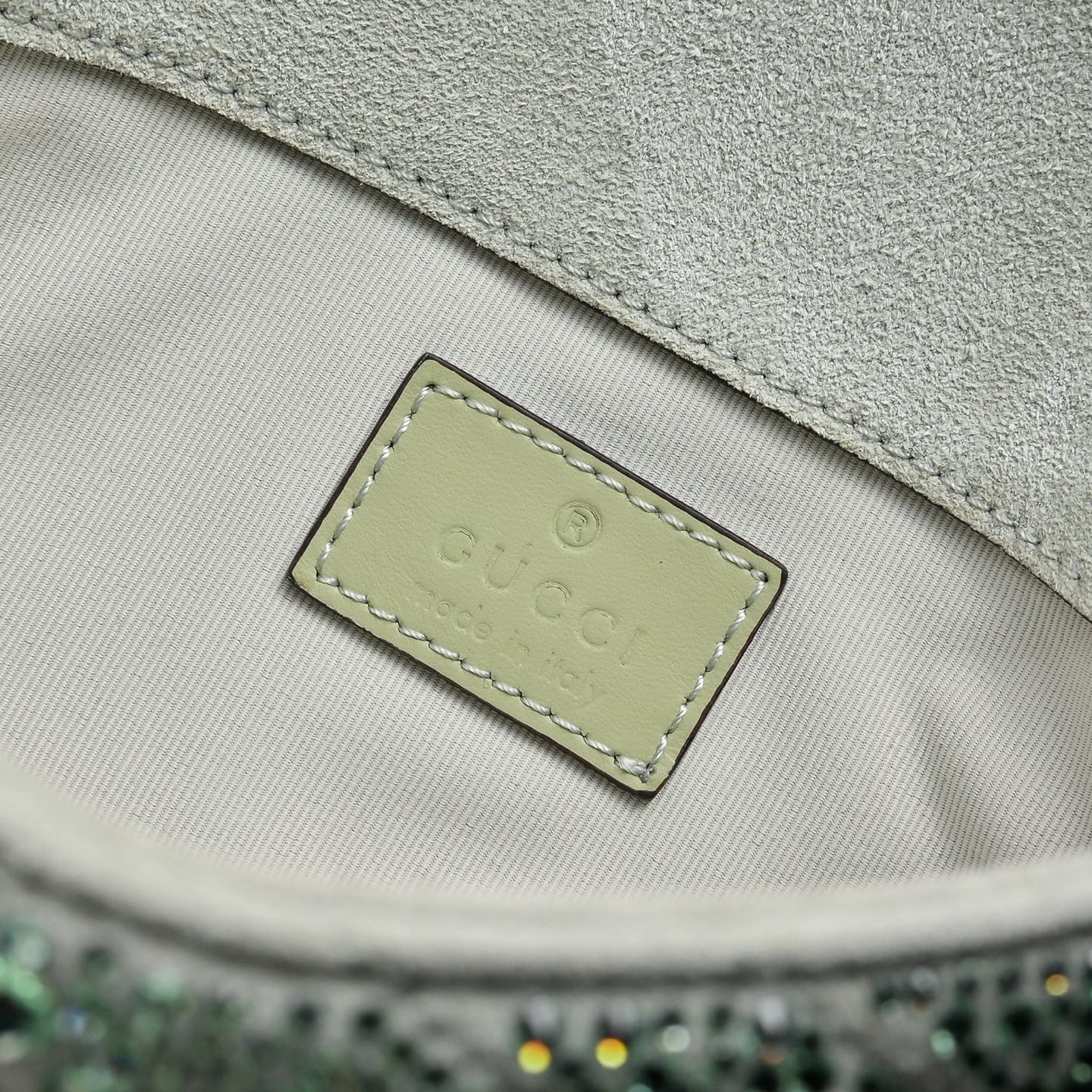 Gucci GG Marmont Crystal Mini Shoulder Bag